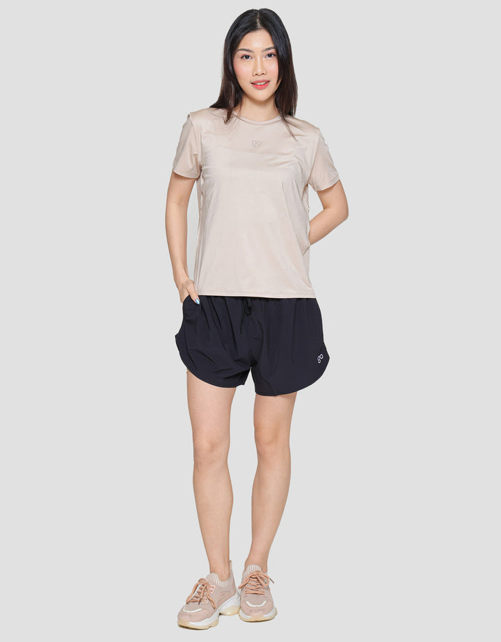 Suko Sports Kerah Bulat Lengan Pendek Kaos Wanita