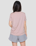 Suko Sports Kerah Bulat Lengan Pendek Kaos Wanita
