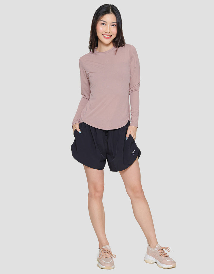 Suko Sports Kerah Bulat Kaos Wanita