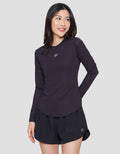 Suko Sports Kaos Kerah Bulat Lengan Panjang Wanita