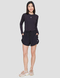 Suko Celana Pendek Sport Logo Wanita