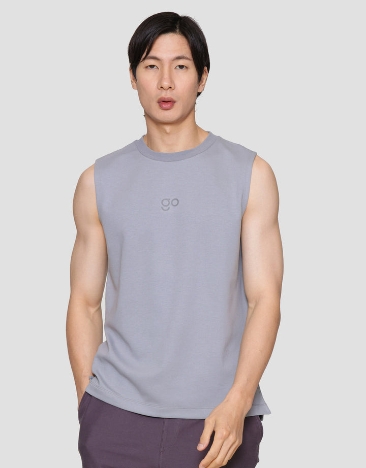 Suko Men's Sleeveless Round Collar T-Shirt