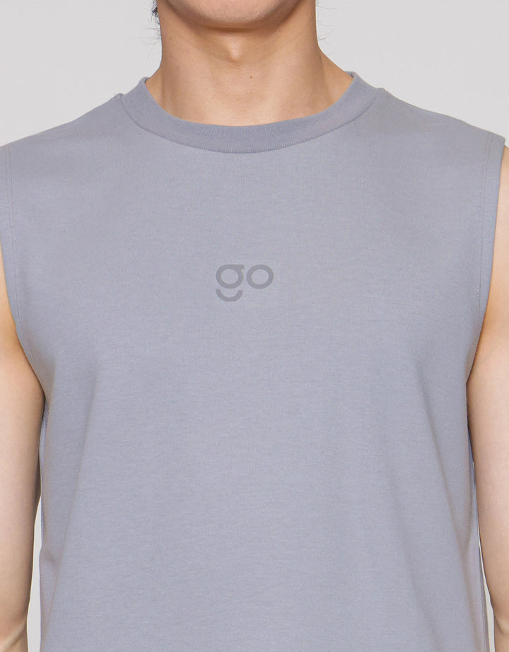 Suko Men's Sleeveless Round Collar T-Shirt