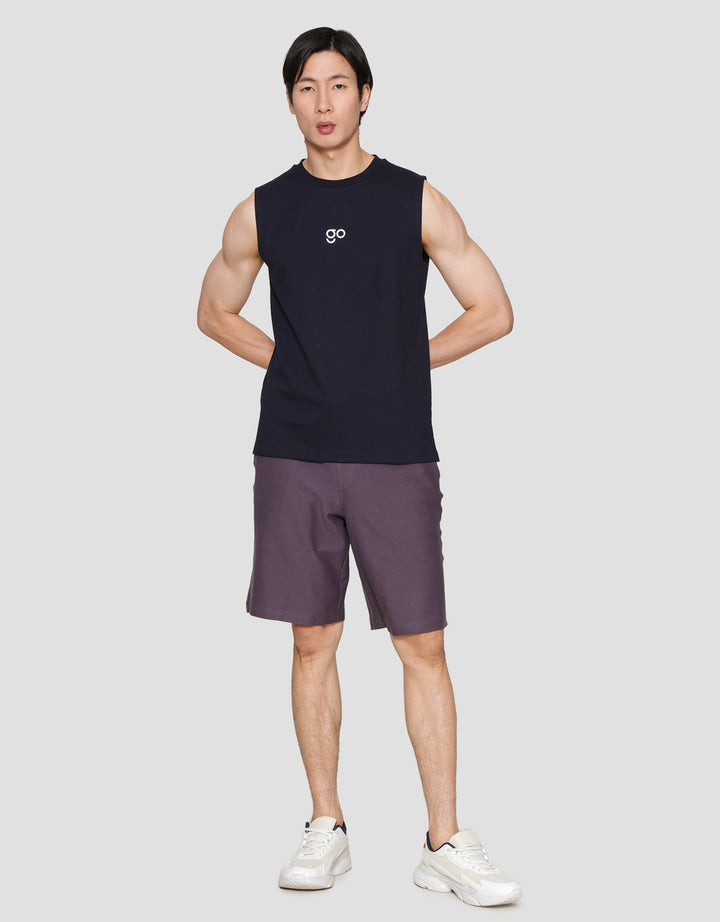 Suko Men's Sleeveless Round Collar T-Shirt