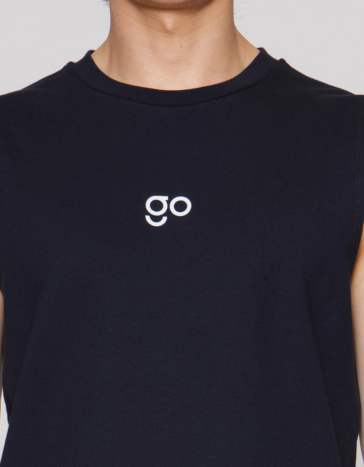 Suko Men's Sleeveless Round Collar T-Shirt