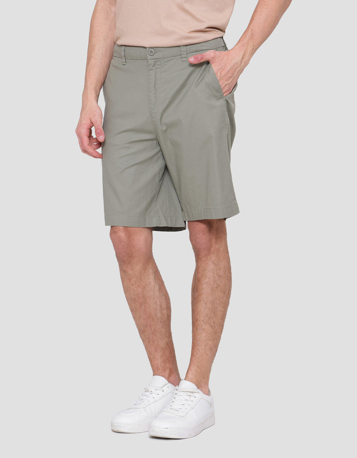 Cole Solid Cotton Bermuda Men's Shorts