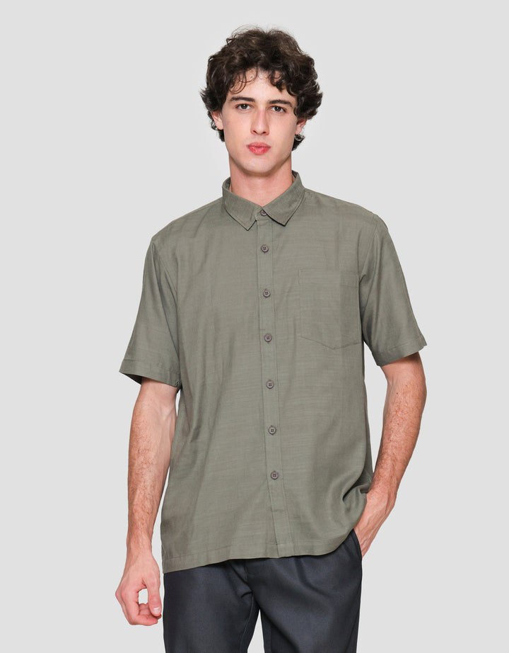 Cole Regular Slubh Men's Short Sleeve Shirt