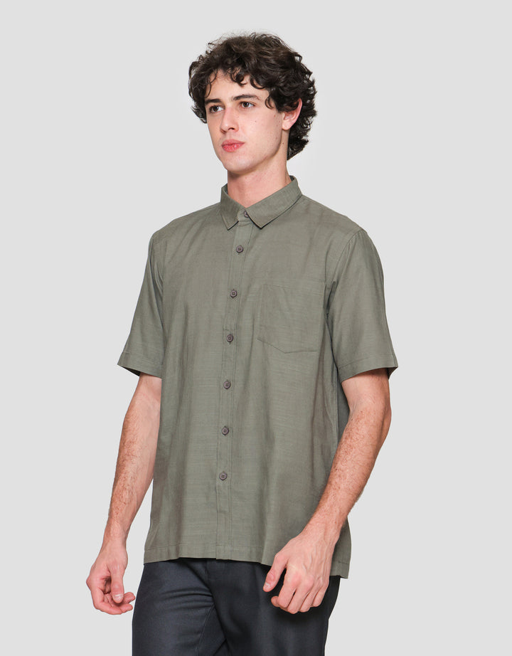 Cole Regular Slubh Men's Short Sleeve Shirt