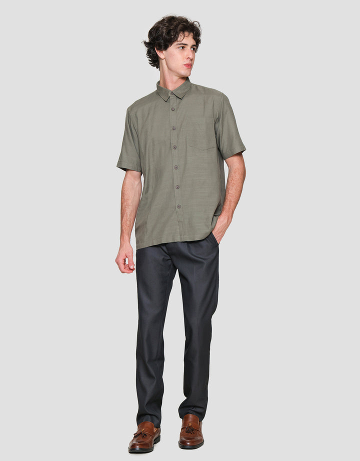 Cole Regular Slubh Men's Short Sleeve Shirt