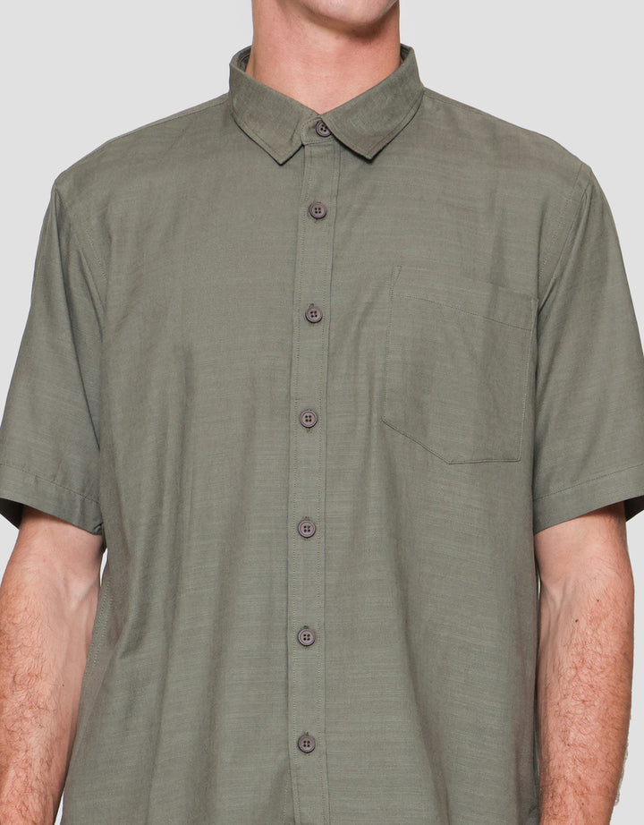 Cole Regular Slubh Men's Short Sleeve Shirt