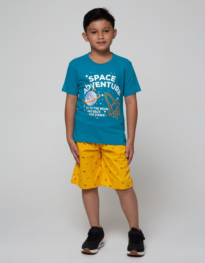 Little M Short Sleeve T-Shirt Basic Best Buy Space Adventure