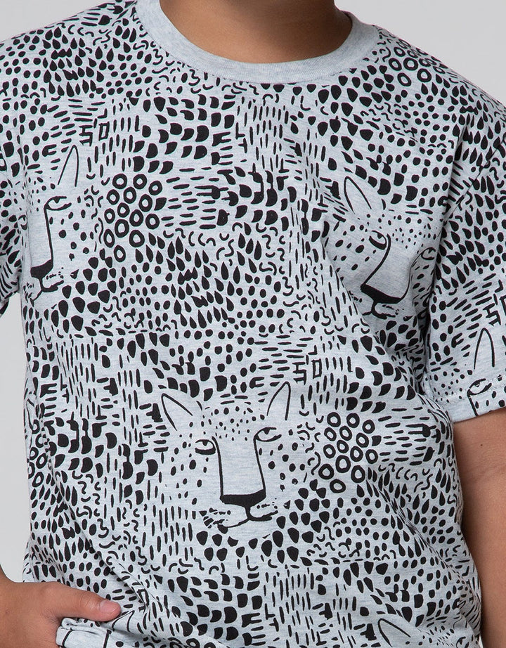 Aero Short Sleeve Leopard T-Shirt