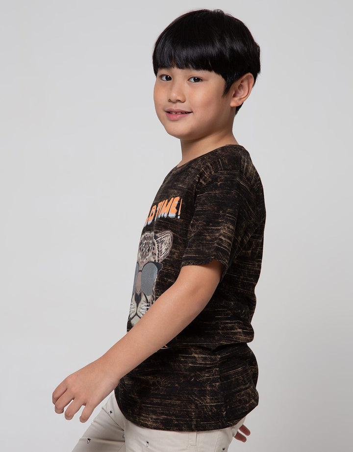 Aero Short Sleeve FullPrint Regu Tiedye Sunglass Leopard