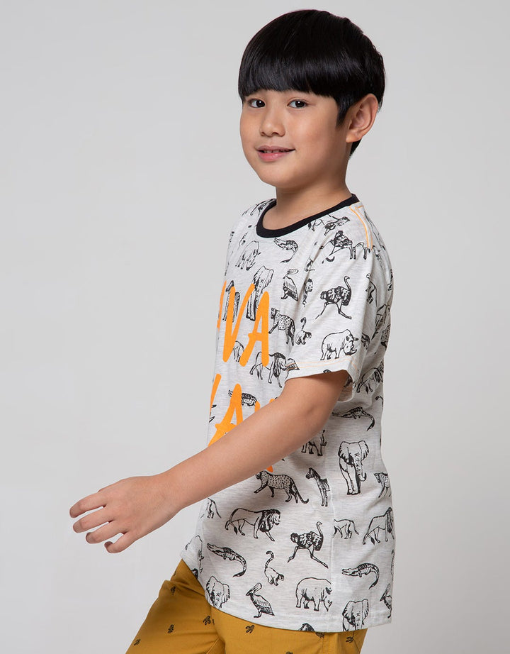 Aero Short Sleeve Print Team Orange Savannah