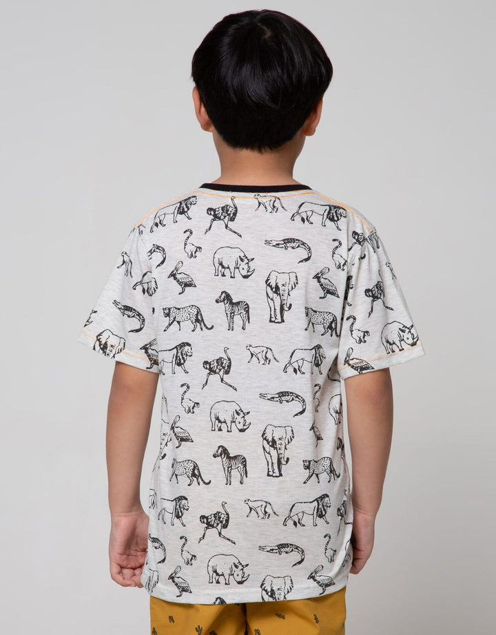 Aero Short Sleeve Print Team Orange Savannah