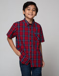 Aero Short Sleeve Shirt Reguler Check Board