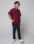 Aero Short Sleeve Shirt Reguler Check Board