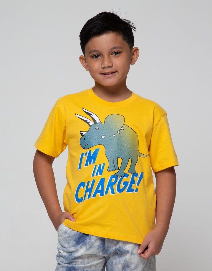 Little M Short Sleeve T-Shirt Basic Best Buy Im In Charge