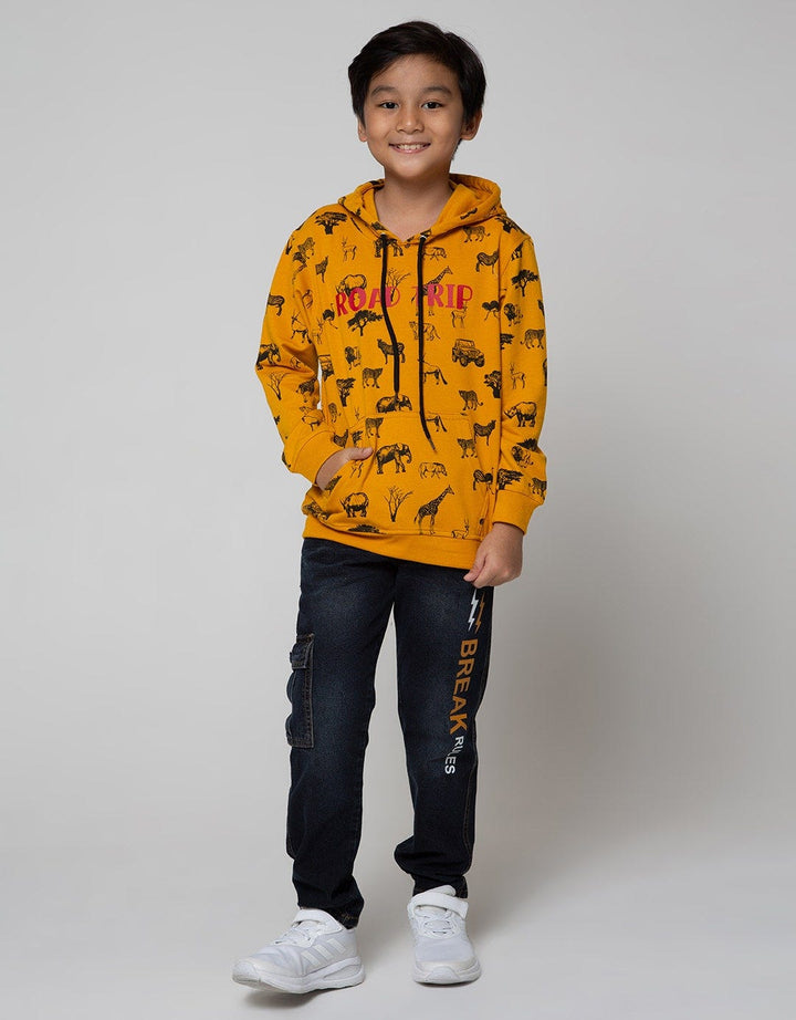 Aero Sweatshirt Knitting Hoody Regu Road Trip