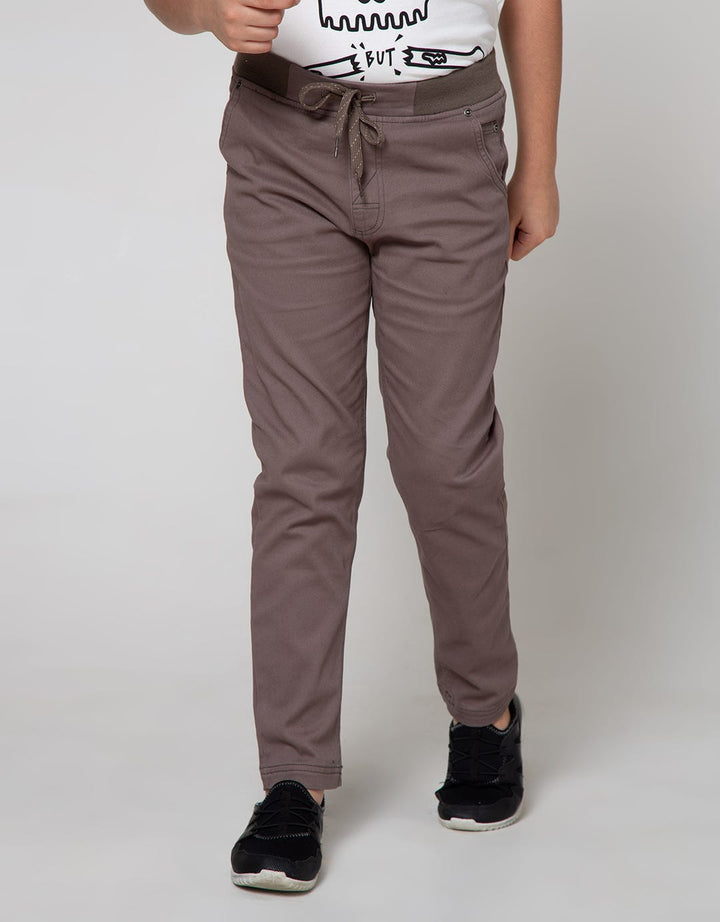 Nevada Pants Woven Long Pants Rib Basic Stretch