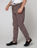 Nevada Pants Woven Long Pants Rib Basic Stretch