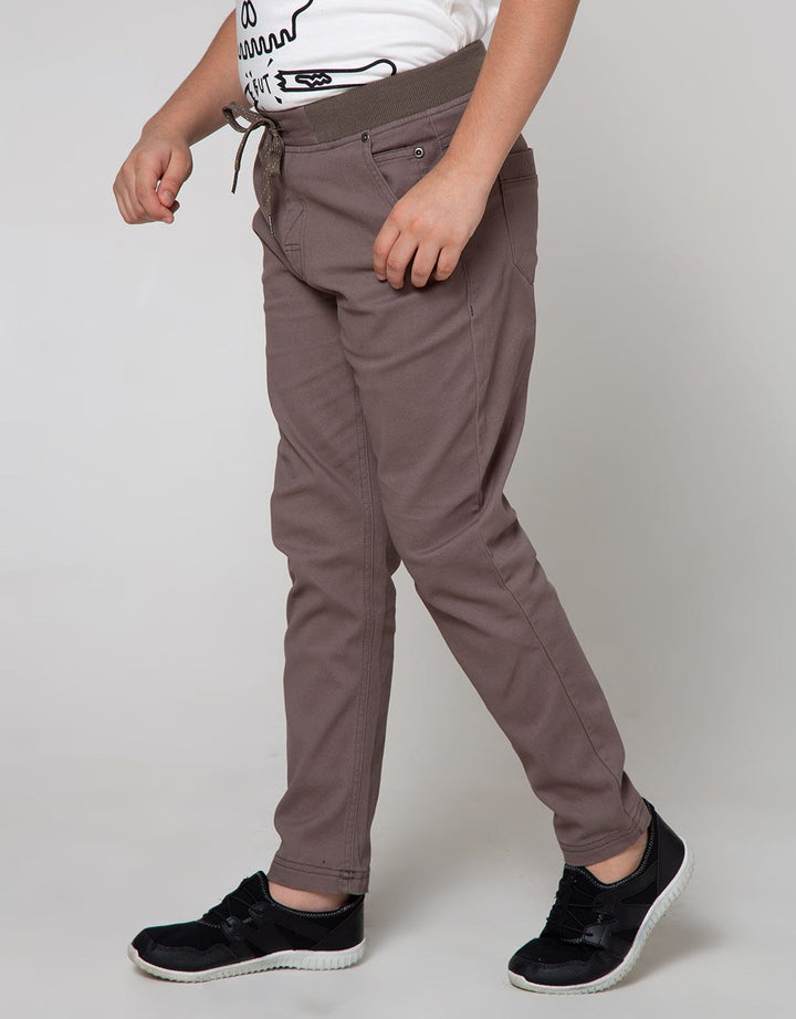 Nevada Pants Woven Long Pants Rib Basic Stretch