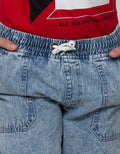 Nevada Pants Denim Karet Sandwash Wisker
