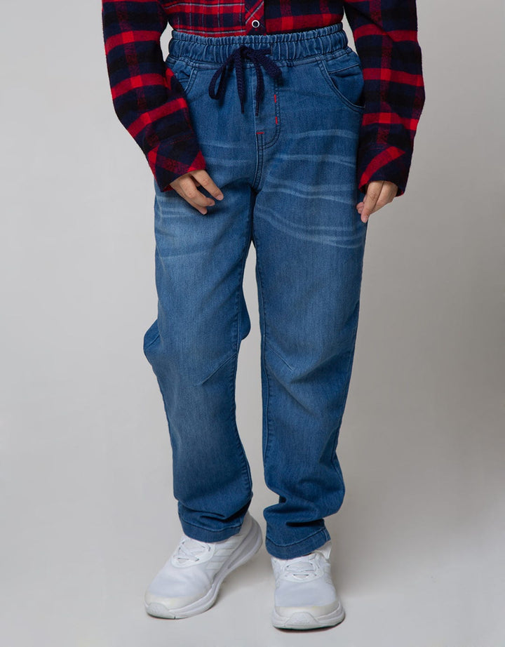 Nevada Denim Long Pants Stretch Rubber