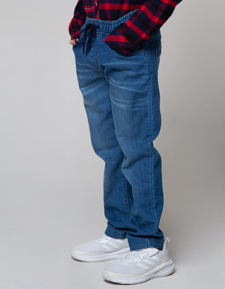 Nevada Denim Long Pants Stretch Rubber