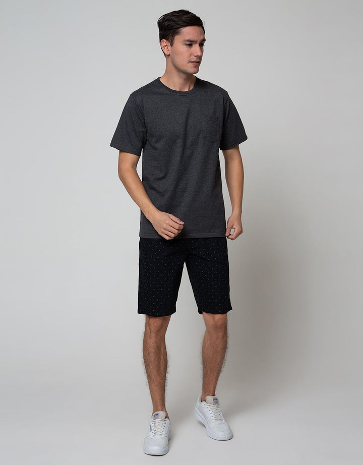 T Zone Short Sleeve T-Shirt Pocket Basic Tee Tone On Tone Kipb:White:S:Solid:Ss T-Shirt