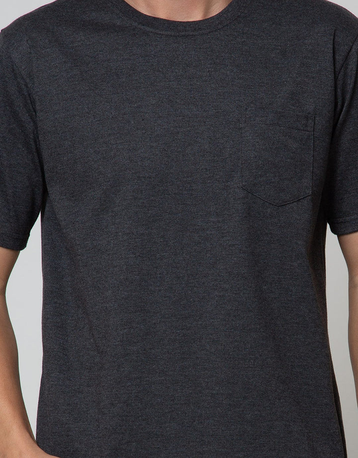 T Zone Short Sleeve T-Shirt Pocket Basic Tee Tone On Tone Kipb:White:S:Solid:Ss T-Shirt