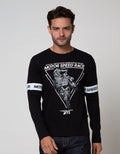 Cardinal Jeans Long Sleeve T-Shirt Motor Speed ​​Race Print