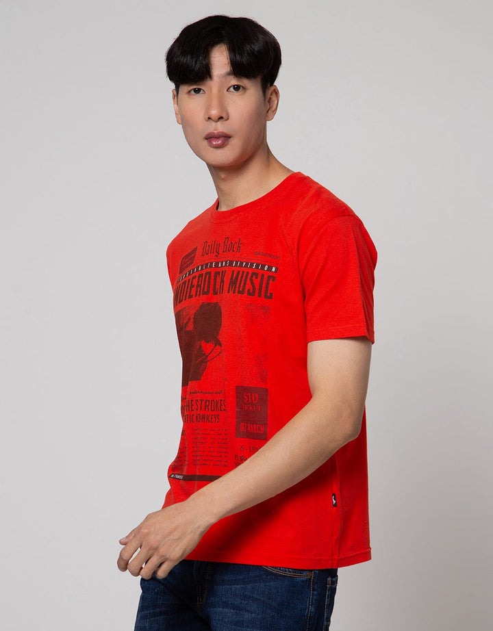 Cardinal Jeans T-Shirt Oblong Print Indierock
