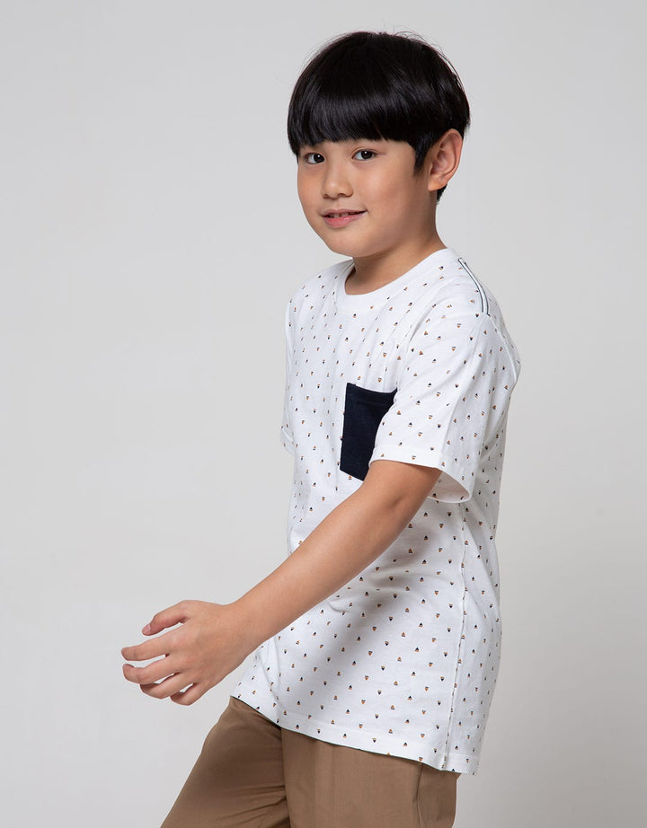 Nevada Short Sleeve T-Shirt Geometri W Pocket