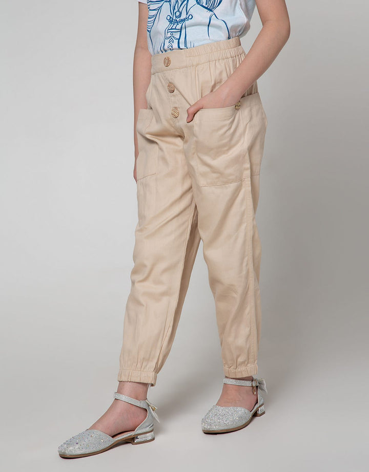 Nevada Jogger Pants Detail Kancing Depan