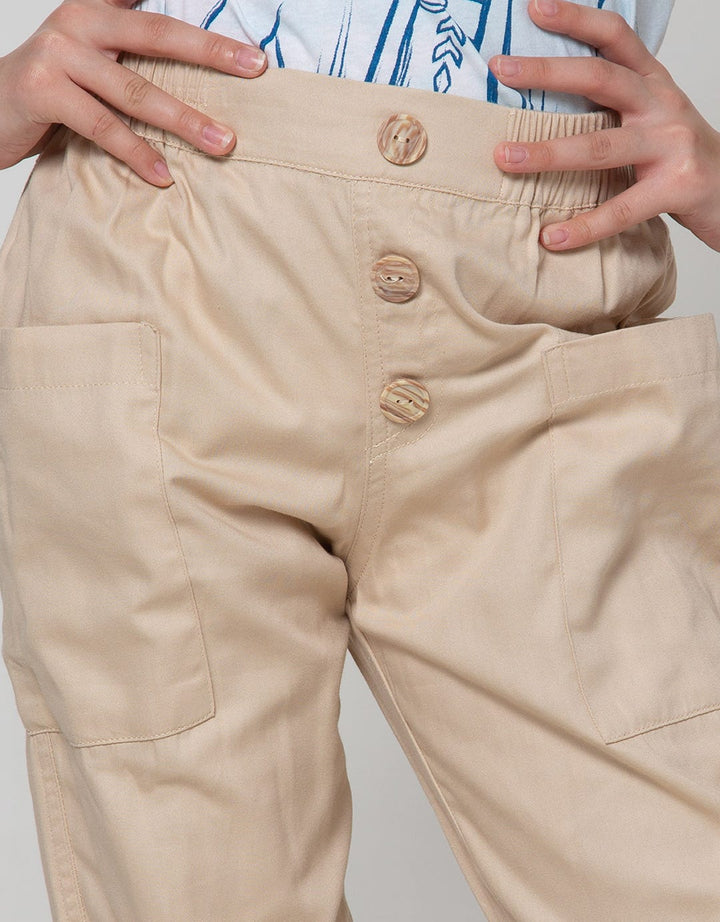 Nevada Jogger Pants Detail Kancing Depan
