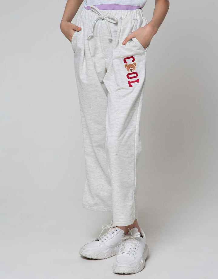 Nevada Jogger Knit Wide Leg Print Bear Cool