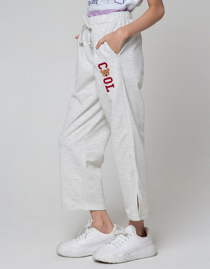 Nevada Jogger Knit Wide Leg Print Bear Cool