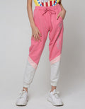 Nevada Jogger Pants Knit Cut N Sewn Print Glitter