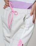 Nevada Jogger Pants Knit Cut N Sewn Sisi Print Wording