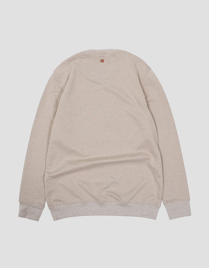 Watchout Jeans JK200260006 Cut And Sew Embossed Sweater Pria