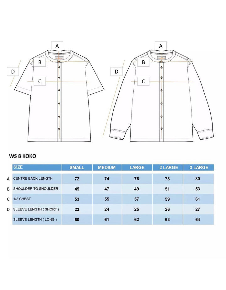 Watchout Koko Polos Kemeja Pria