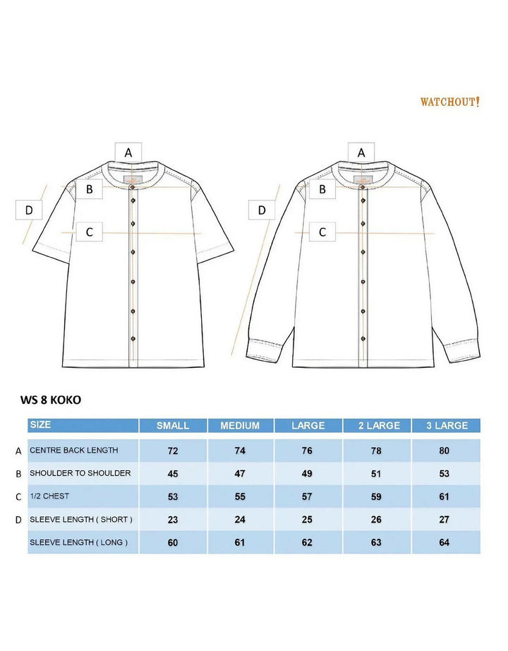 Watchout Kairo Koko Kemeja Polos Pria