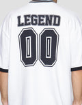 Nevada Oversize Varsity Print Kaos Lengan Pendek Pria
