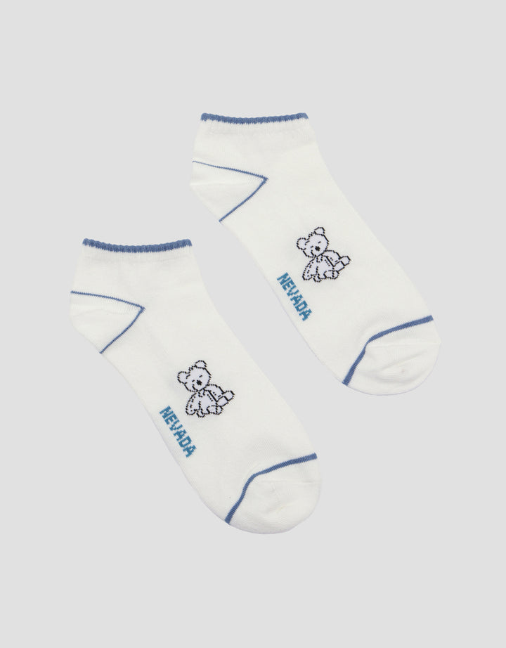 Nevada Bear Plain Kids Ankle Socks