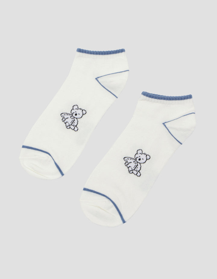Nevada Bear Plain Kids Ankle Socks