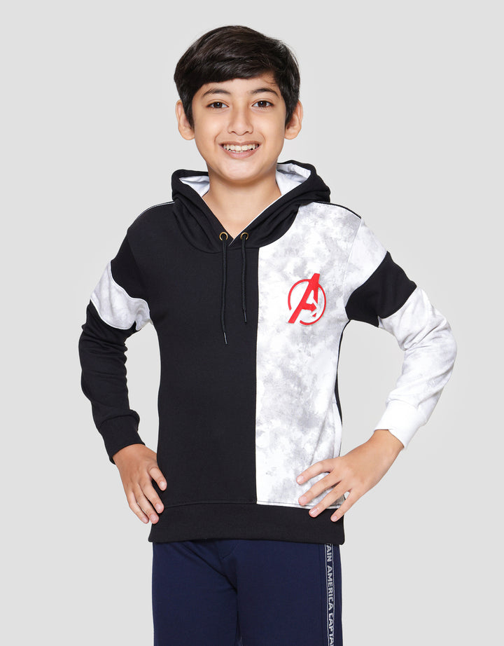 Marvel Avenger Logo Half Tie Dye Emboss Sweater Anak Laki-laki