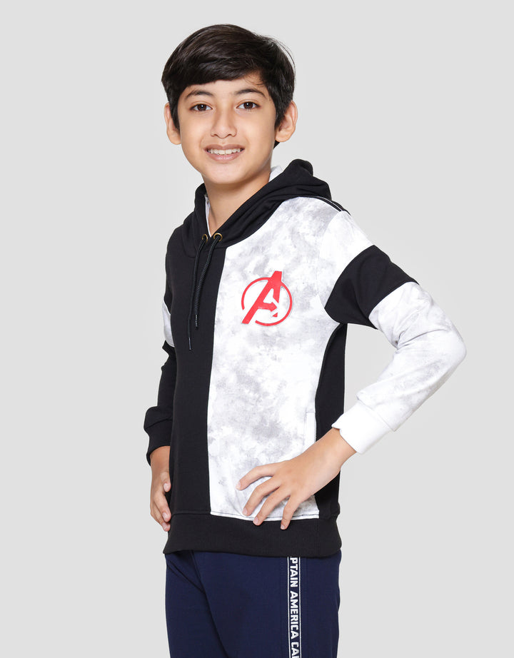 Marvel Avenger Logo Half Tie Dye Emboss Sweater Anak Laki-laki