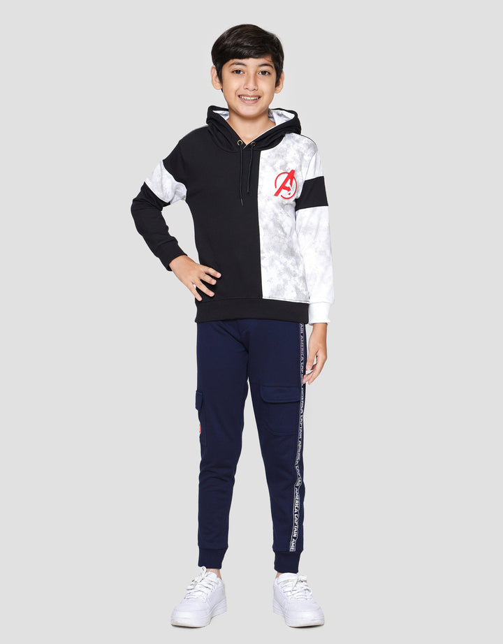 Marvel Avenger Logo Half Tie Dye Emboss Sweater Anak Laki-laki