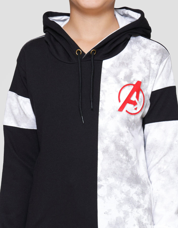 Marvel Avenger Logo Half Tie Dye Emboss Sweater Anak Laki-laki